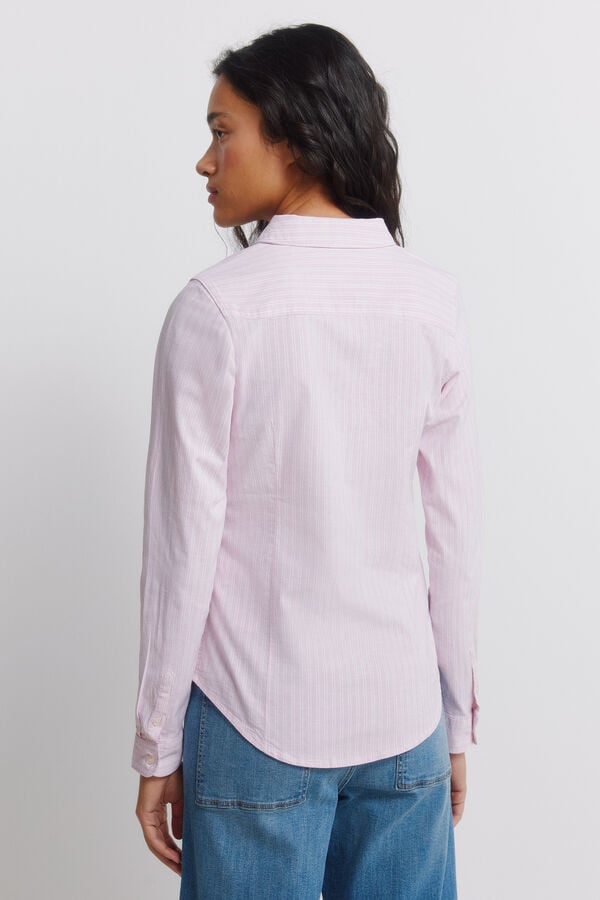Springfield Oxford cotton shirt pink