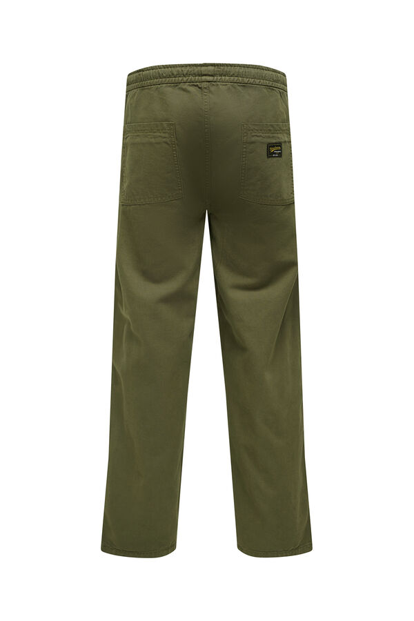 Only & Sons Lange gerade Hose Gr&uuml;n