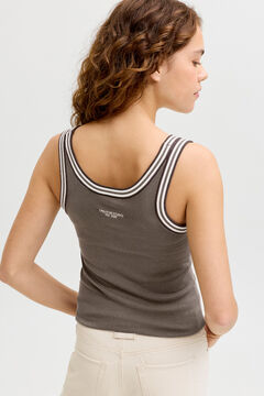 Jack & Jones Top de malha canelada de al&ccedil;as