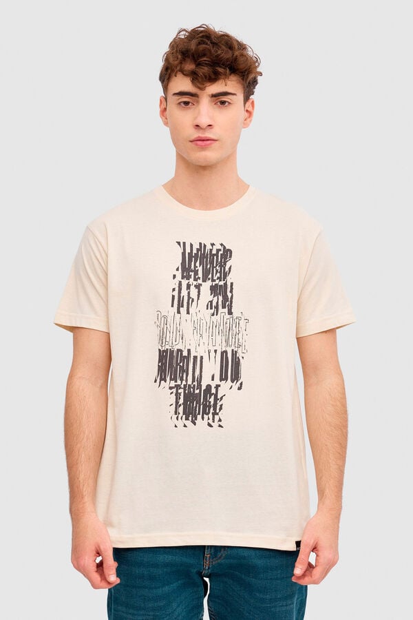 Springfield T-shirt com estampado caveira camel