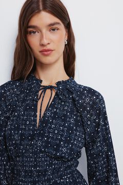 Springfield Midi-Kleid mit elastischer Taille