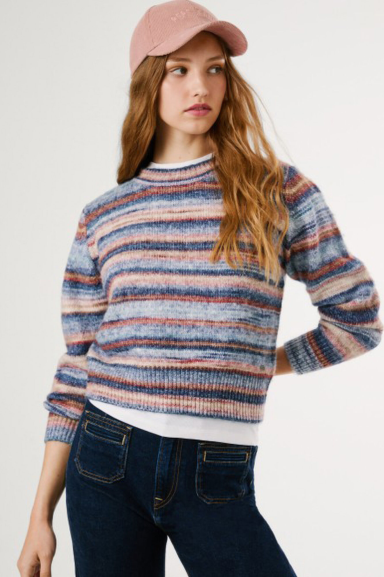 Pepe Jeans Jersey de punto Celeste Crew