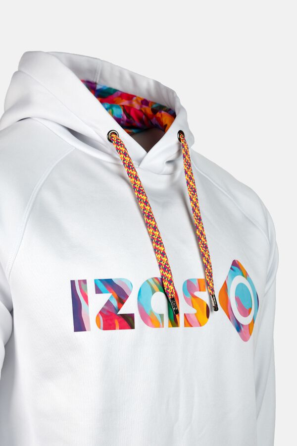 Izas Unisex hooded sweatshirt white