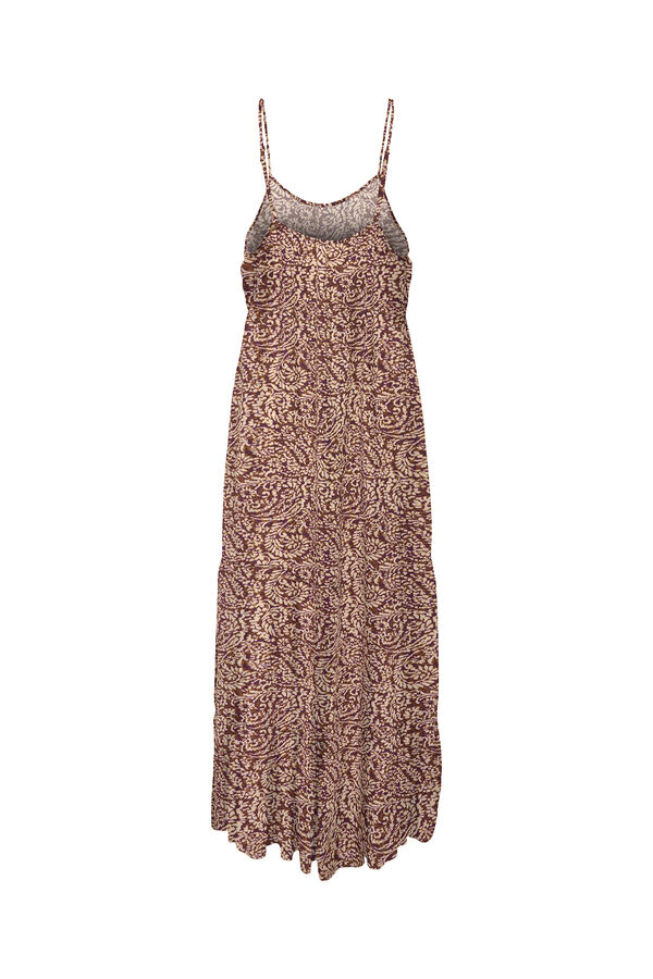 Only Vestido largo tie dye estampado