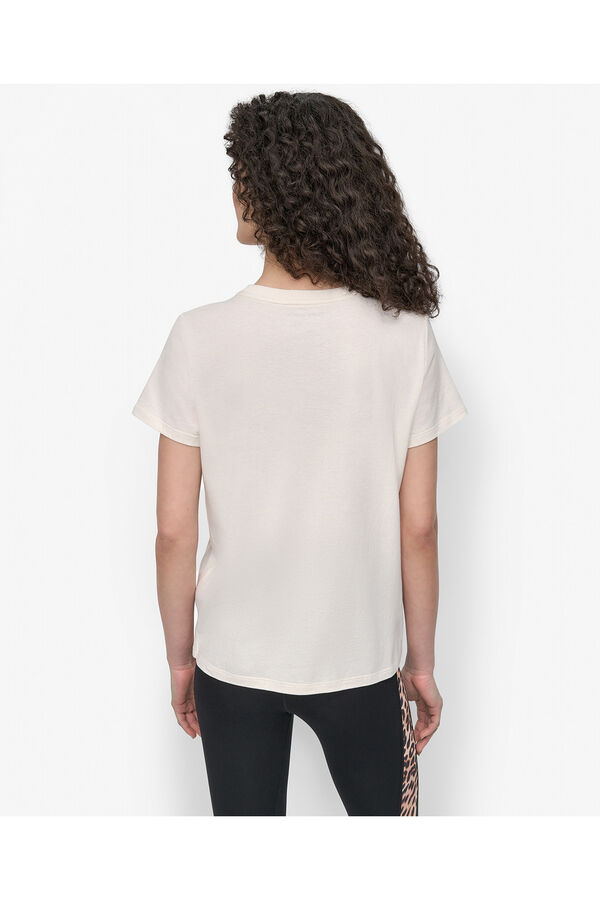 DKNY Camiseta logo dkny beige