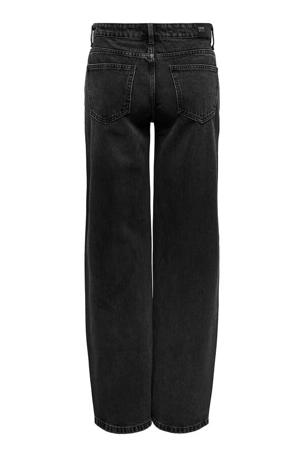 Only Jeans estilo largo preto