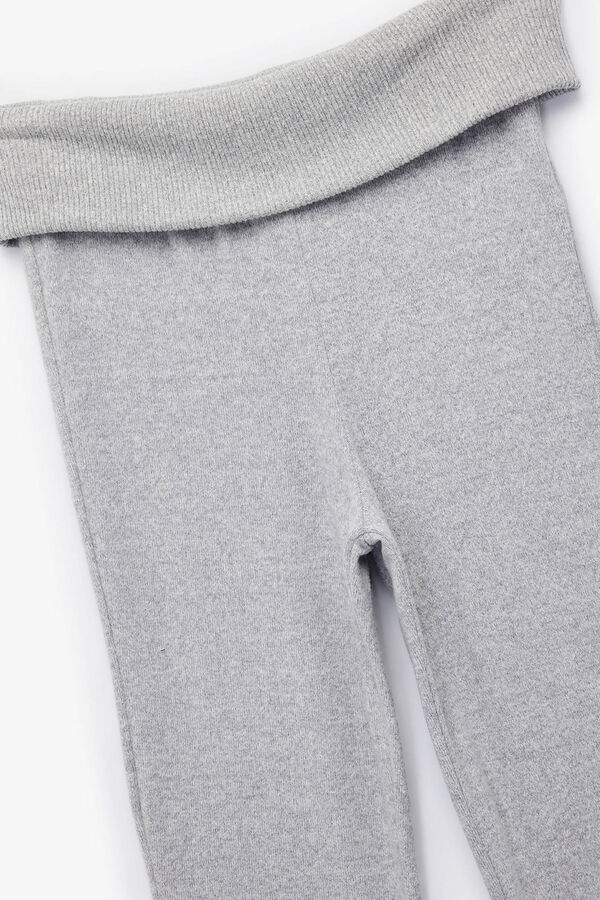 Koton Pantal&oacute;n tipo leggings acampanado gris