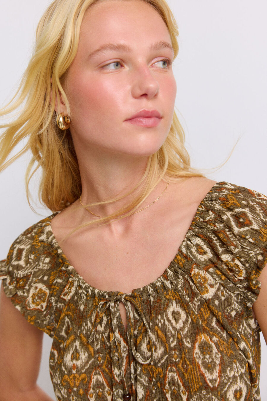 Top crochet flecos