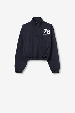 Tiffosi Young Sudadera Cropped con cremallera