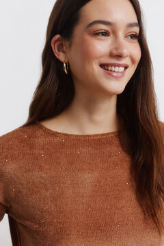 Springfield T-shirt cravejada de chenille