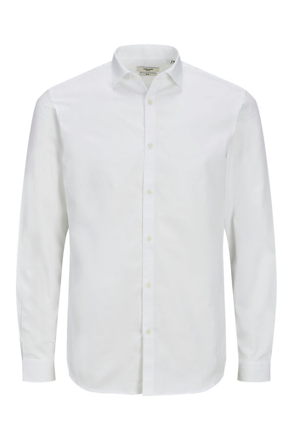 Jack & Jones classic slim fit shirt white