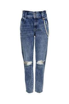 Springfield Jeans with chain detail bluish