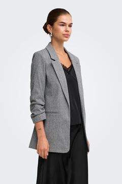 Only Blazer abierta manga remangada