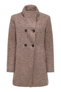 Only Abrigo teddy midi