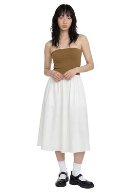 Vestido largo doble color