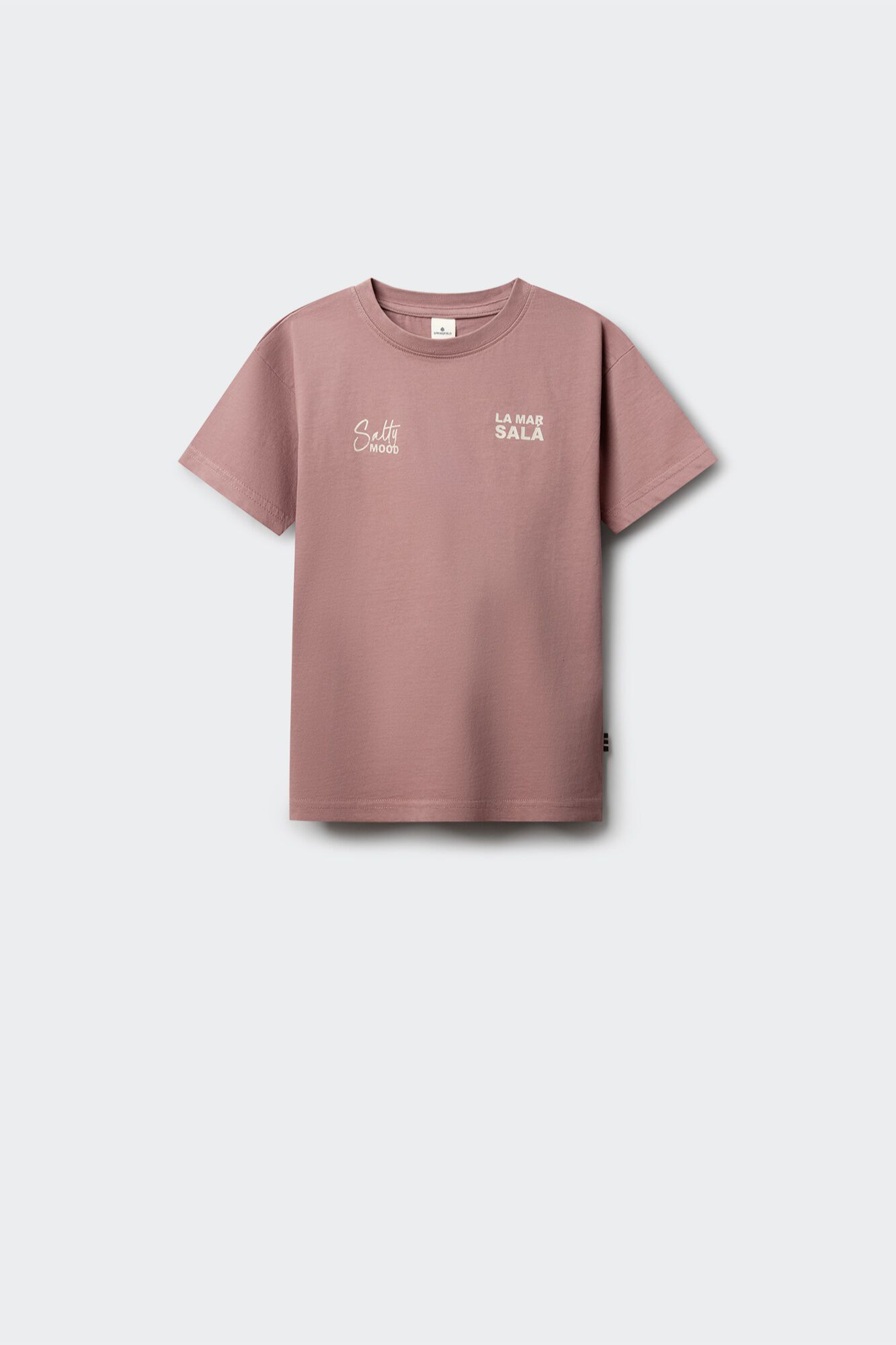 Springfield Kids T-shirt de manga curta em tecido waffle para crian&ccedil;a