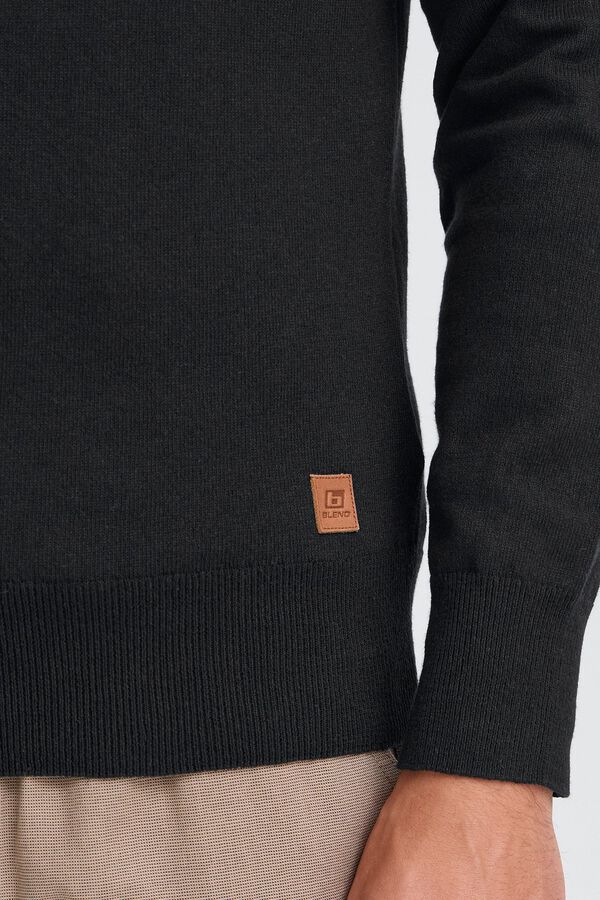 Blend Camisola de gola alta preto