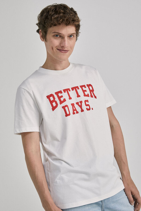 Springfield Better Days T-shirt slonovača