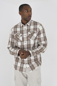 Springfield Checked shirt with two pockets color