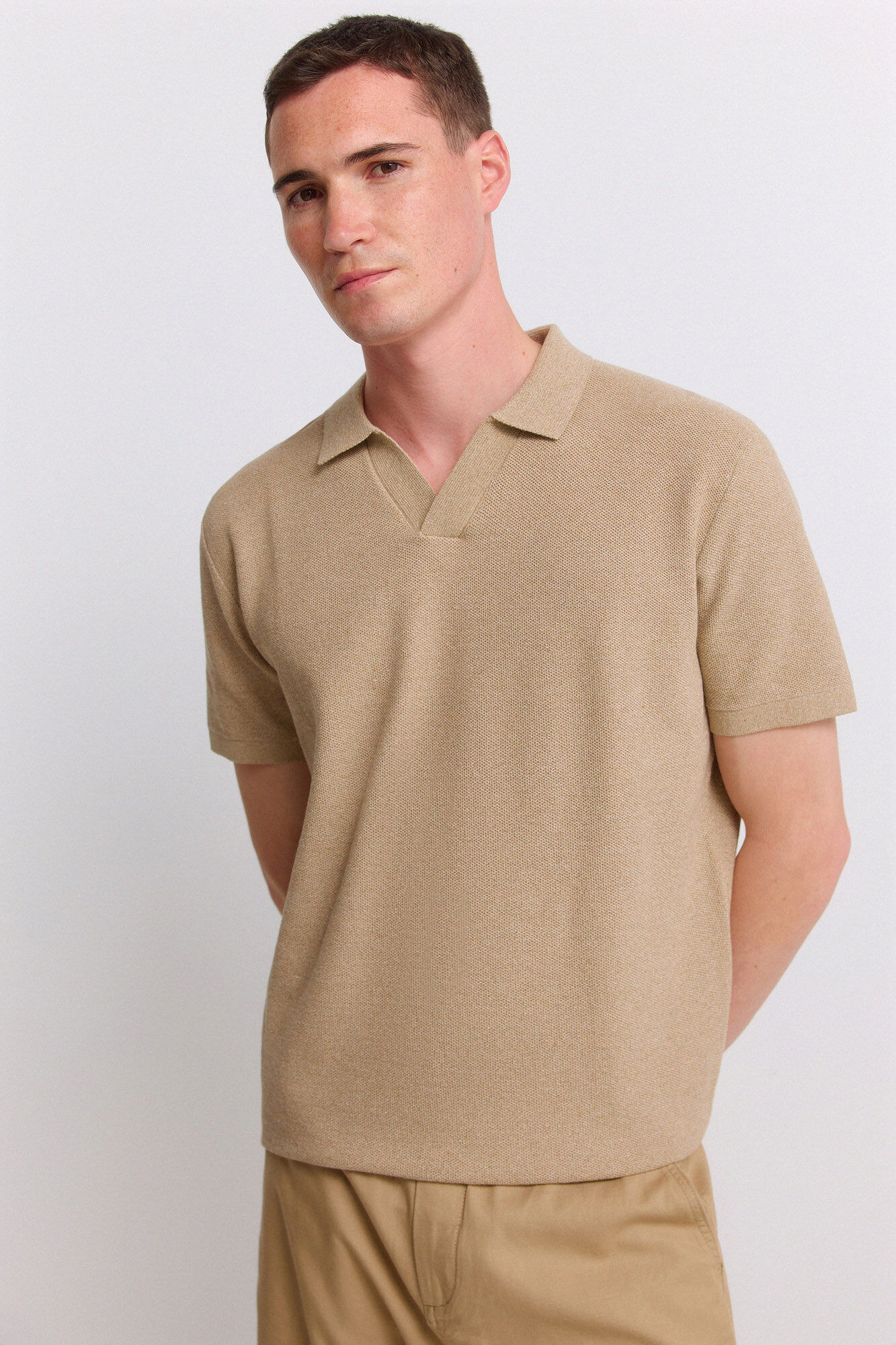 Springfield Moulinee structure polo shirt