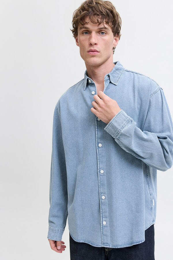 Jack & Jones Denim shirt bleu
