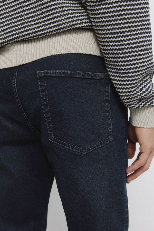 Springfield Very dark blue skinny fit jeans blue