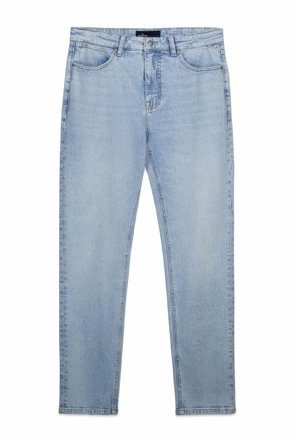 Springfield Light wash slim fit jeans blue