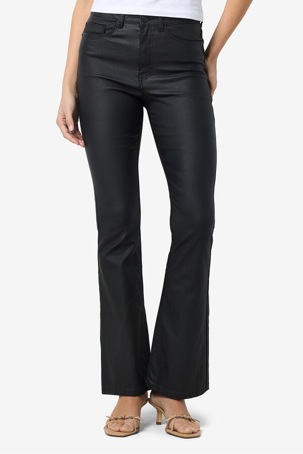 Noisy May Flare Jeans Sallie Schwarz
