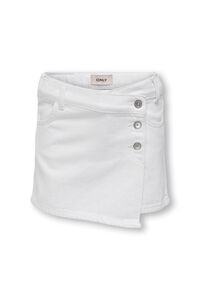 Only Girls Skort botones asim&eacute;trico