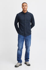 Blend Long-sleeve shirt  blue