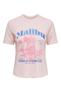 Only Camiseta estampado posterior