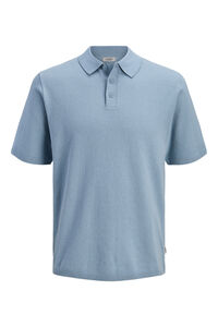 JJ REBEL Kurzarm-Strick-Poloshirt