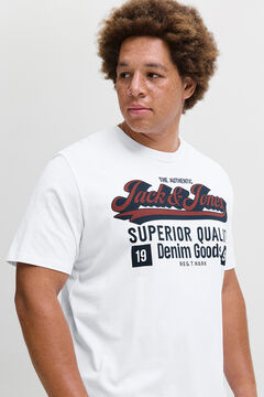 Jack & Jones PLUS T-shirt b&aacute;sica manga curta