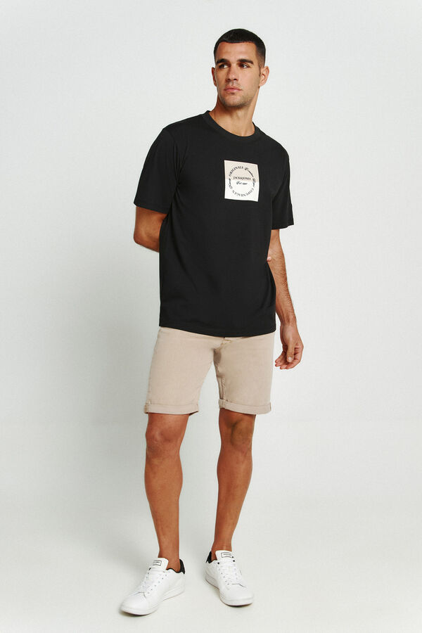 Jack & Jones Printed short sleeve T-shirt black