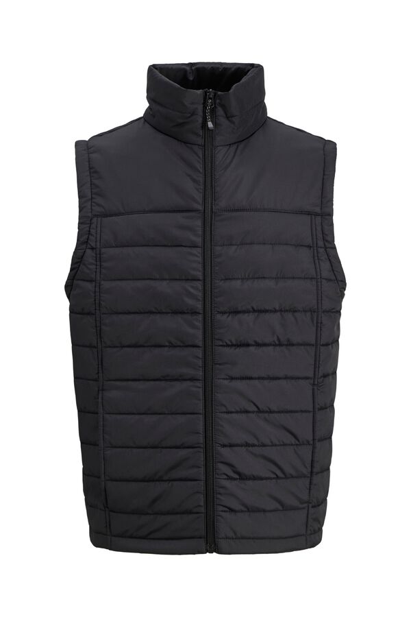 JJ REBEL High neck puffer gilet black