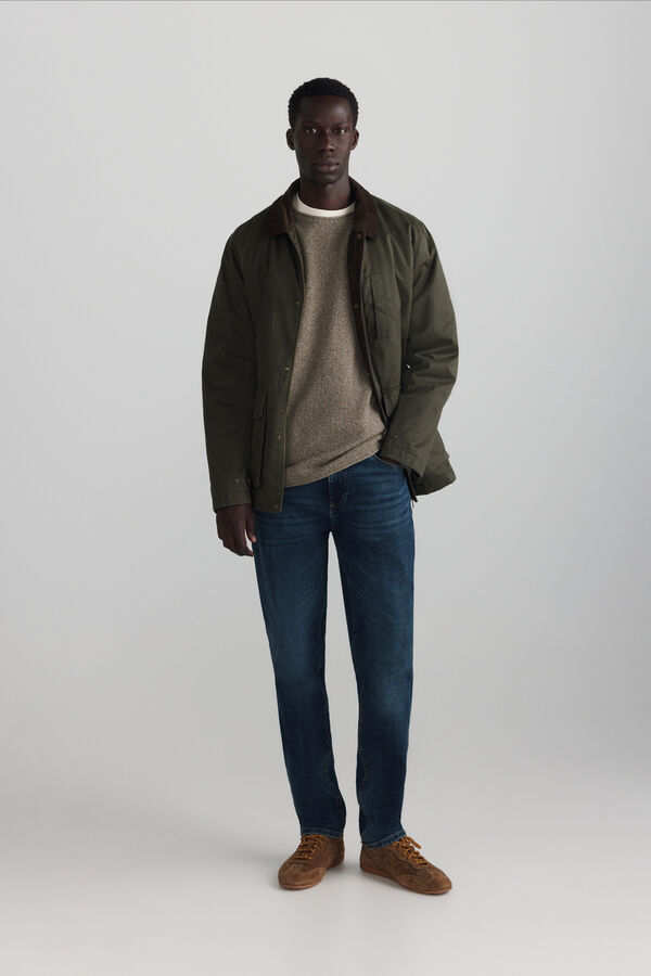 Springfield Overtinted skinny fit jeans blue