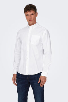 Springfield Oxford Hemd blanco