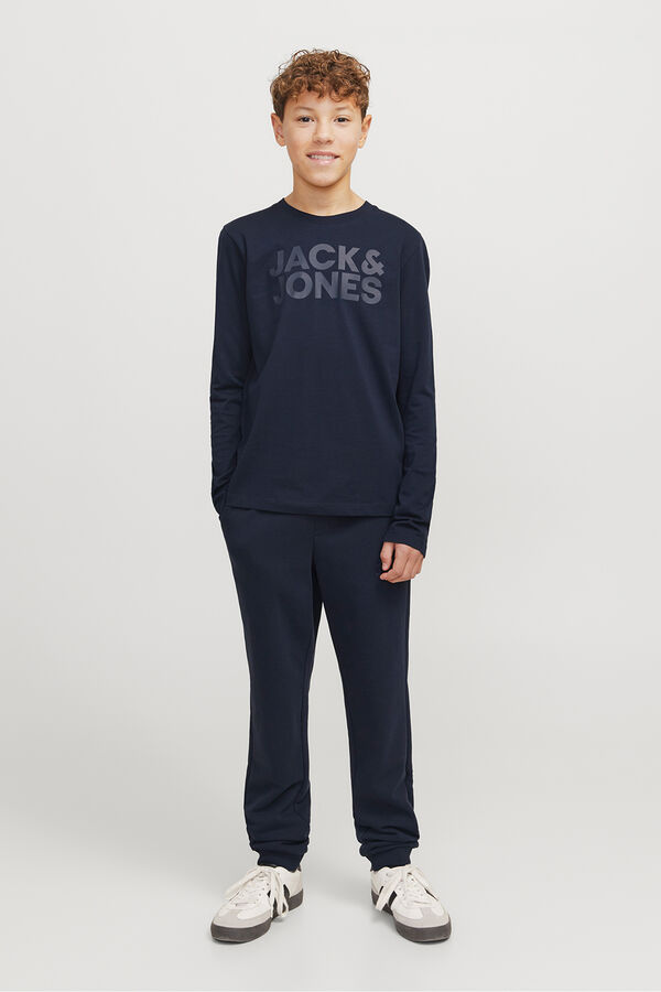 Jack & Jones Junior Cal&ccedil;a jogger desportiva azul