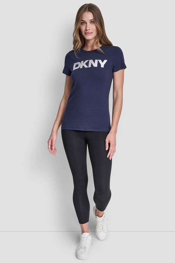 DKNY Logo T-shirt blue