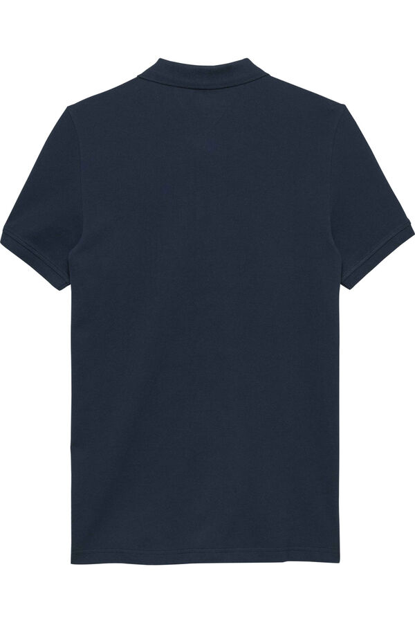 Tommy Jeans Slim short sleeve polo shirt blue