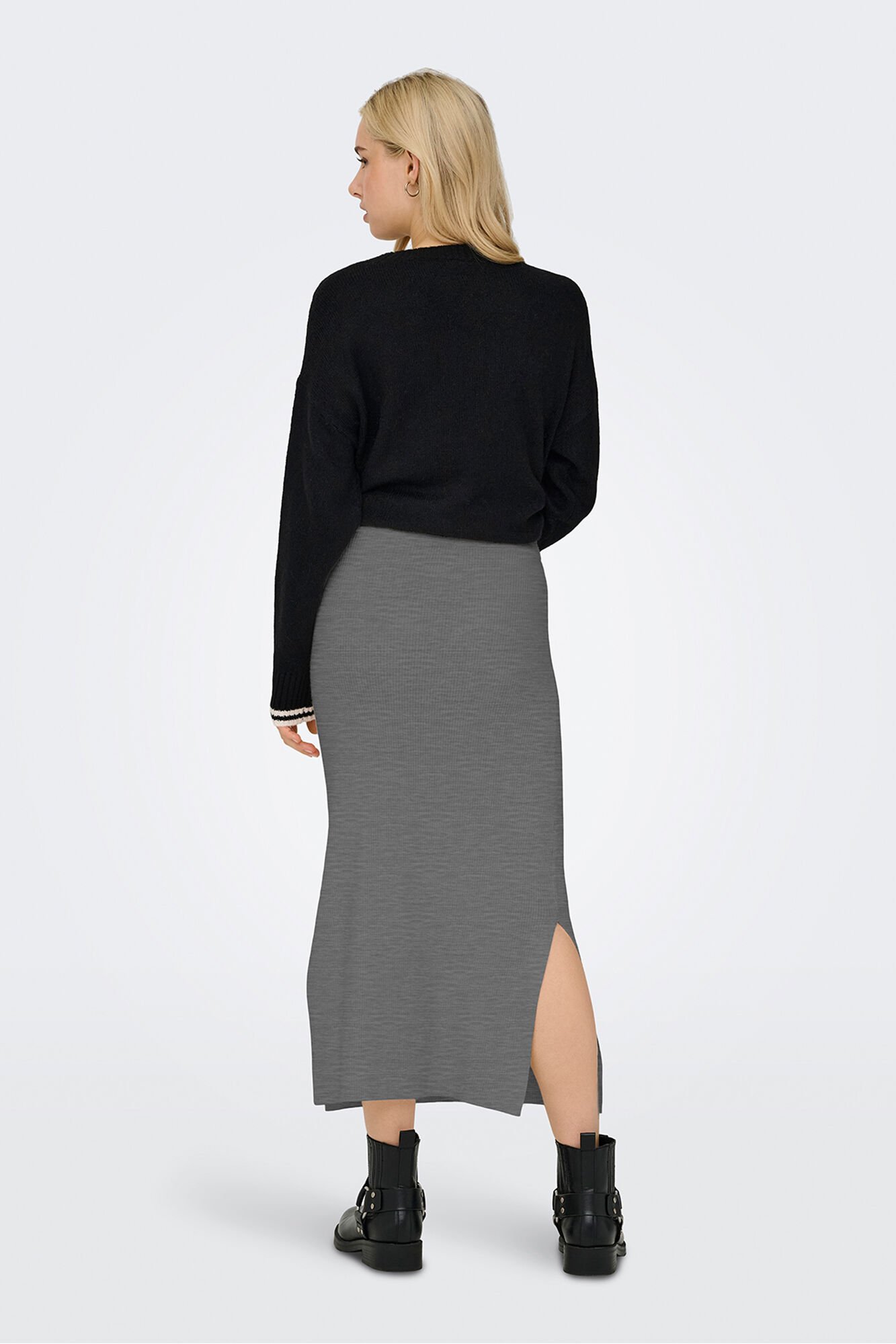 JDY Malha midi de saia