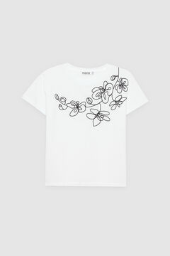 Inside Camiseta manga corta bordado