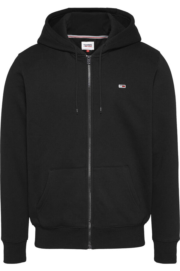 Tommy Jeans Sudadera de corte regular negro