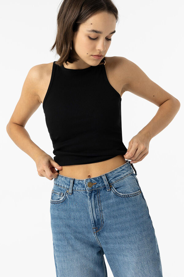 Tiffosi Vaqueros anchos Bonnye azul