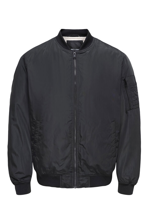Only & Sons Chaqueta estilo bomber negro