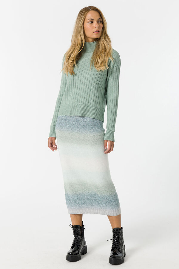 Springfield Gradient knitted skirt višebojan