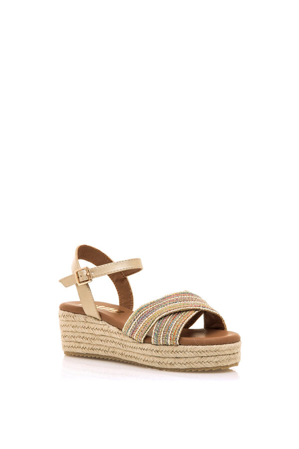 MTNG Platform sandals printed