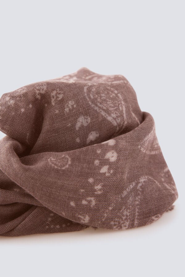 Springfield Large bandana scarf nude
