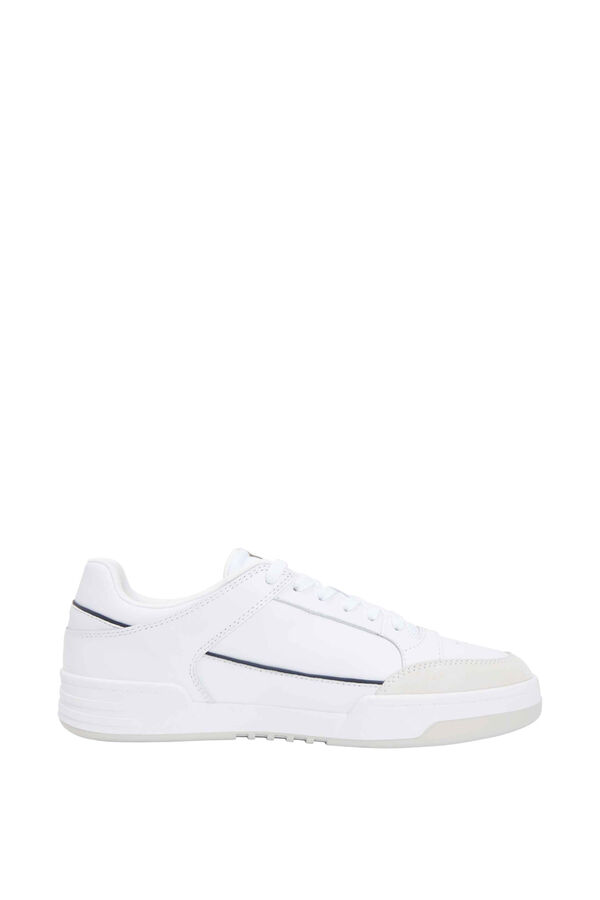 Tommy Jeans Zapatillas Tommy Jeans blancas con logo bandera blanco
