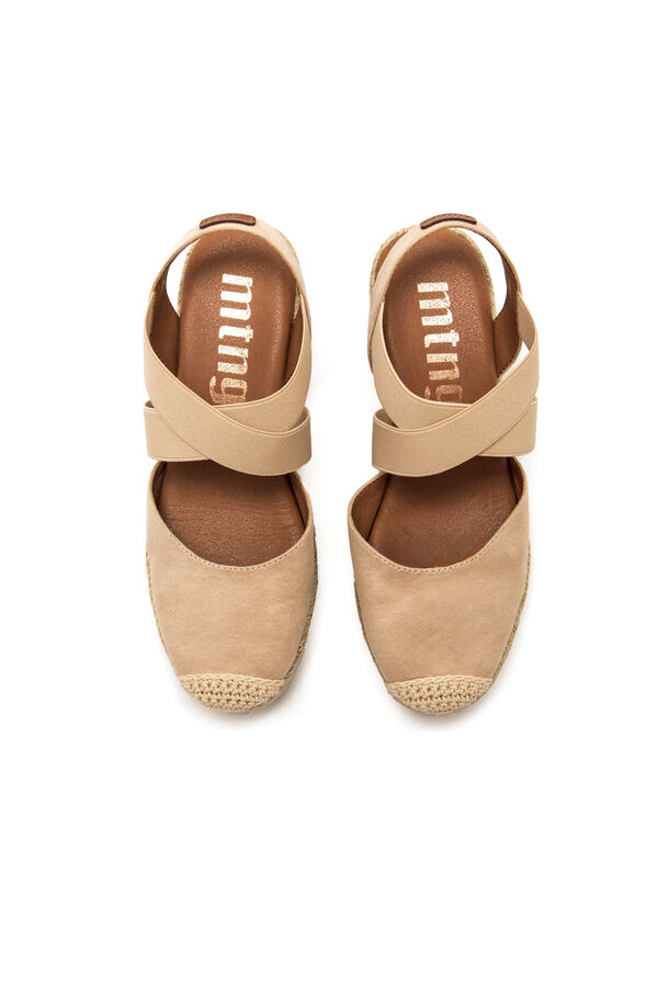 MTNG Wedge sandal nude